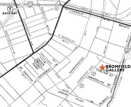 Map with Bromfield Gallery