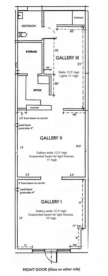 Bromfield Gallery floorplan